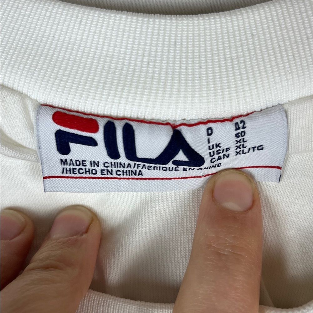 FILA Emmeline Faux Fur White Sweater - Picture 2 of 6